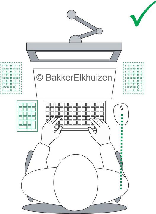 Actual product image Evoluent Goldtouch Keyboard USB Numeric (DE, Cable)