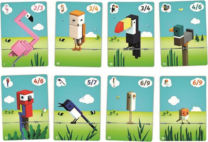 Actual product image Board Game Circus CuBirds (German)