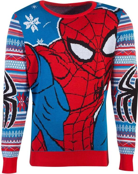 Spiderman Knitted Unisex Jumper (L)