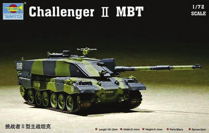 Actual product image Trumpeter Challenger II MBT