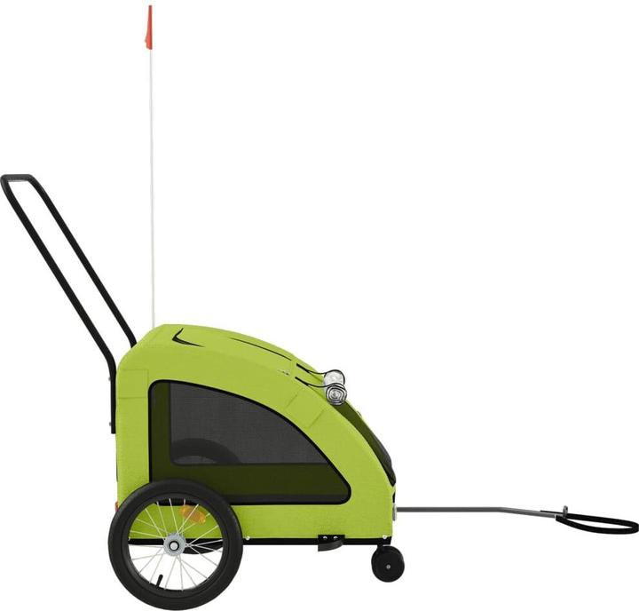 Actual product image VidaXL Fahrradanhänger Hunde Oxford-Gewebe und Eisen
