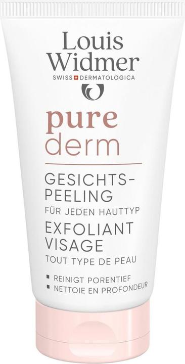 Widmer Louis Purederm Gesichtspeeling ohne Parfum 50 ml (Peeling, 50 ml)