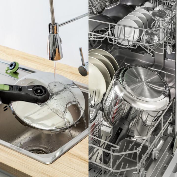 Immagine prodotto Tefal Pentola a pressione trendy da 4 l senza cestello moringa green (Cucina a vapore, Acciaio inossidabile)