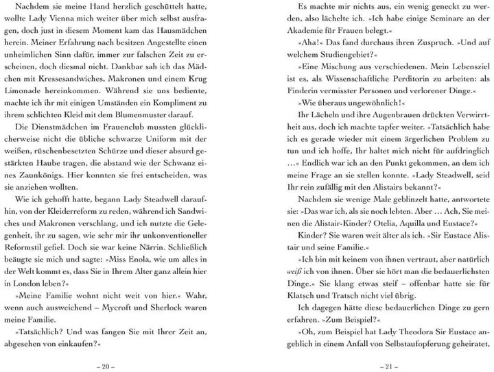 Actual product image Der Fall der eleganten Eskapade (German, Nancy Springer, 2022)