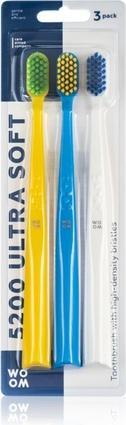 Produktbild woom 5200 Ultra Soft Toothbrush 3Pcs (Weich, 3 x)