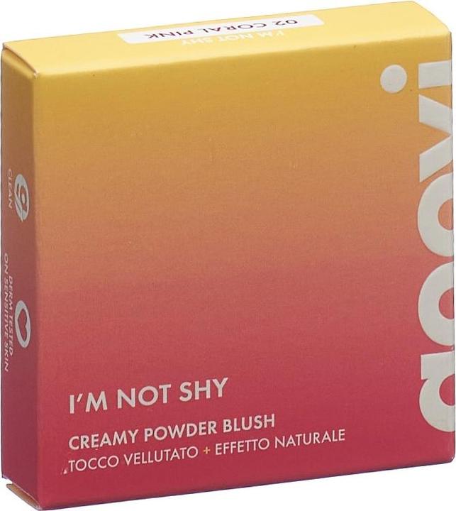Goovi BLUSH I'M NOT SHY Rouge in Puderform 02 Coral Pink (02 Coral Pink)