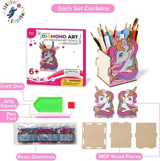 Produktbild NoName Diamond Painting Stiftehalter Einhorn