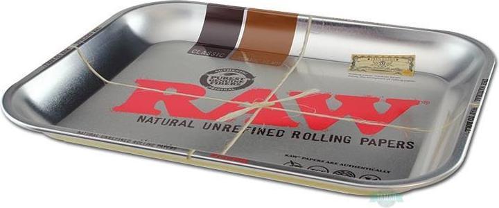 RAW Plateau roulant L Silver Metal 275 x 340mm