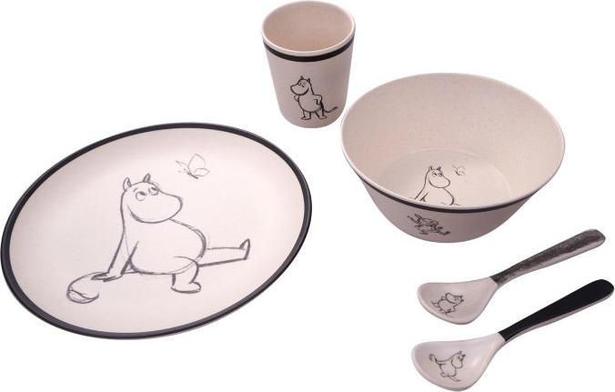 Produktbild Barbo Toys Moomin 100% Melamine 5 pcs package (plate, bowl, tumbler, 2 spoons)