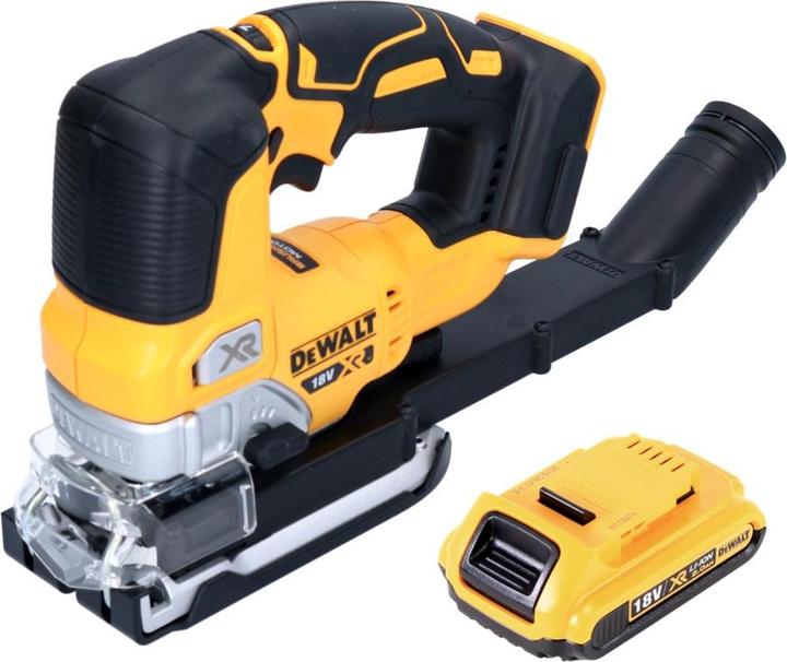 Actual product image DeWalt DCS 334 N Battery pendulum action jigsaw 18 V Brushless + 1x battery 2.0 Ah - without charger