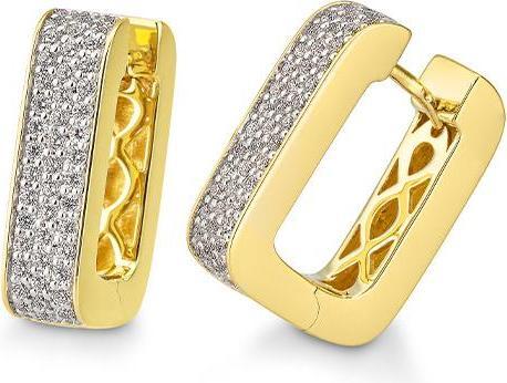 Breuning OHRSCHMUCK - BRILL. 0,705 Ct. H/si (585, - Gold)