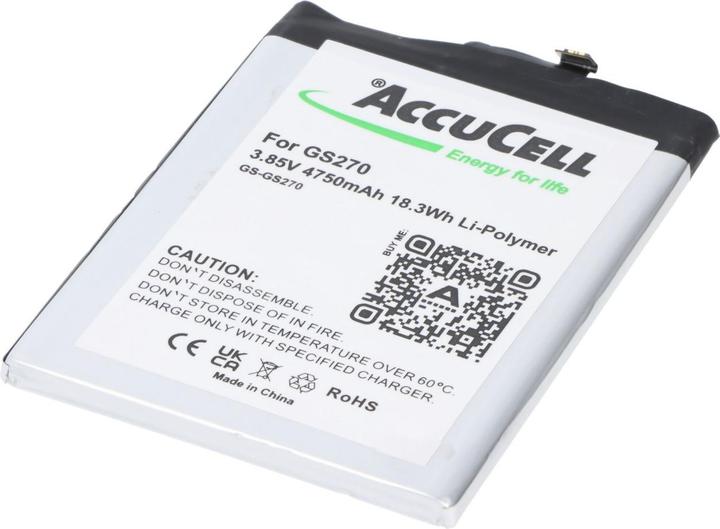 Actual product image AccuCell Akku passend für Gigaset GS270 Li-Polymer 3.85V 4750mAh 18.3Wh