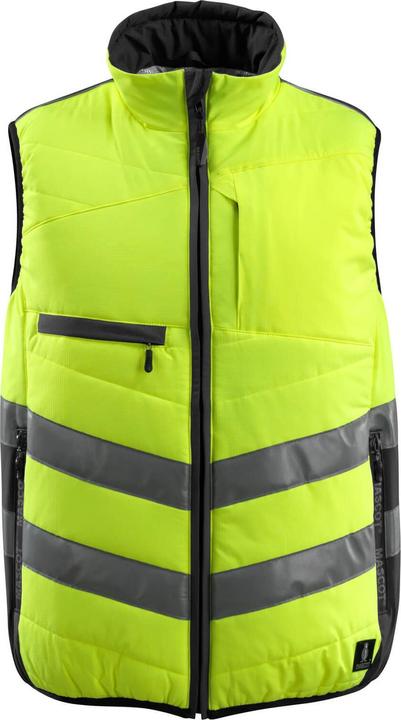 Mascot Unisex high-visibility jacket water repellent, polyester yellow/black, size S (S)