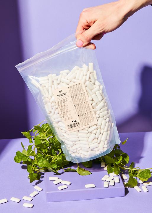 Produktbild KoRo Zuckerfreier Kaugummi mit Süssungsmittel (1 Stk., 1000 g)