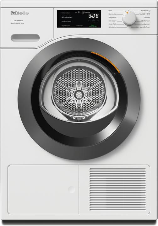 Image du produit Miele Wärmepumpen-Trockner TEC645WP EcoSpeed&8kg (8 kg, Gauche)
