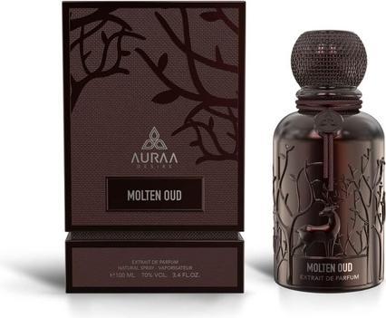 Auraa Desire Molten Oud Extrait Parfüm 100ml von - Strong Woody Scent - Extrait Parfüm für Männer (Eau de Parfum, 100 ml)