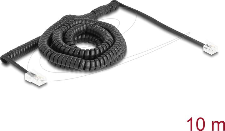 Produktbild Delock Telefonkabel / Spiralkabel RJ11 Stecker zu RJ45 Steck
