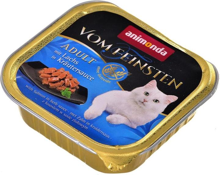 Image du produit animonda Vom Feinsten MIT LACHS IN KRÄUTERSAUCE (Adulte, 1 pcs, 100 g)