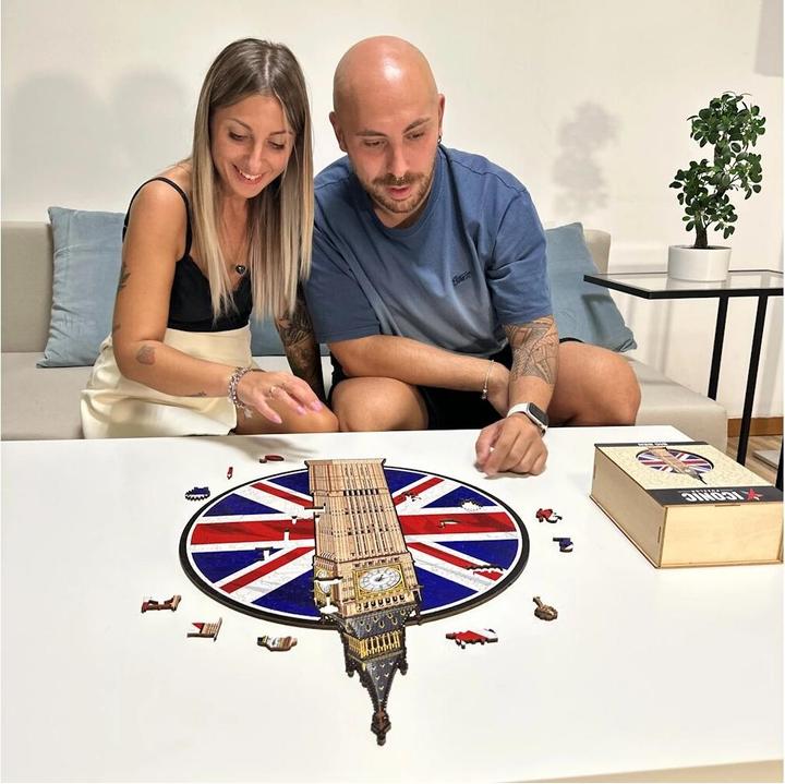 Produktbild Iconic Big Ben - Monument Holz Puzzle Grösse S (150 Teile) (150 Teile)