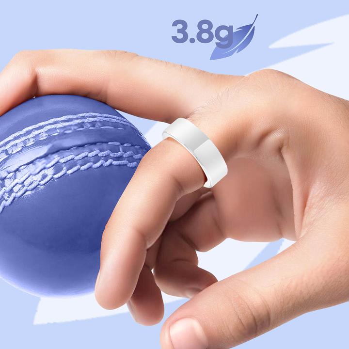 Actual product image Riversong smartring Trinity black SR01 (8, White)