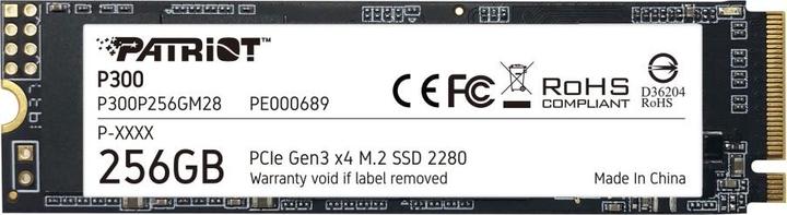 Immagine prodotto Patriot P300 SSD 256GB (256 GB, M.2 2280)