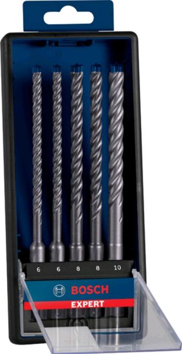 Produktbild Bosch Professional Zubehör EXPERT SDS plus-7X Hammerbohrer-Set, 6/6/8/8/10 mm, 5-tlg. (6, 8, 10 mm)
