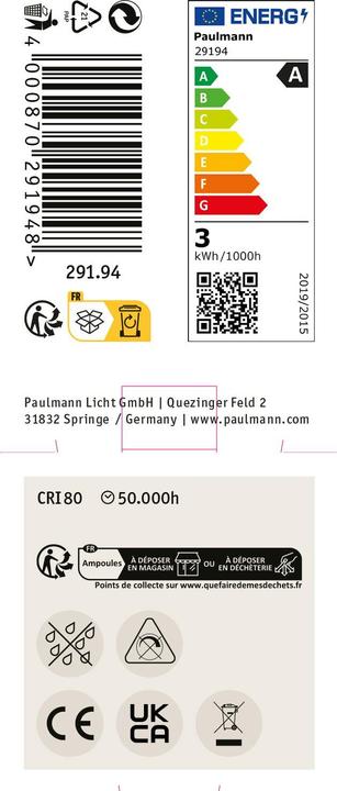Actual product image Paulmann Reflector Eco-Line (GU10, 2.50 W, 450 lm, 1 x, A)