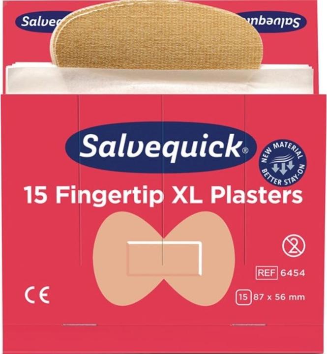 Actual product image Söhngen Refill for SALVEQUICK, 6 packs of fingertip plasters, 15 each, pack of 6. (6 x)