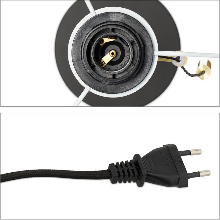 Actual product image Relaxdays standard lamp (E27)