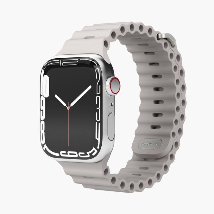 Produktbild Vonmählen Wave-Armband 2 für Apple Watch 38 40 41 mm beige (Recyceltes Silikon)
