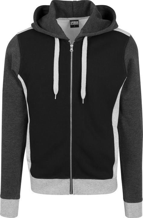 Urban Classics 3- Tone Sweat Zip Hoody (S)