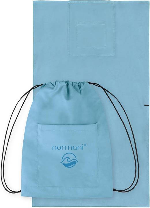 Normani Badehandtuch mit Rucksackfunktion (90 x 170 cm)