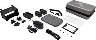 Actual product image Atomos 5" Accessory Kit (copy) (Charger, Cable, Rechargeable battery, Various video accessories)