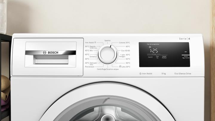 Produktbild Bosch Hausgeräte Bosch Serie 4 WAN24009II Frontlader-Waschmaschine 9 kg 1200 U/min Weiss (9 kg, Links)
