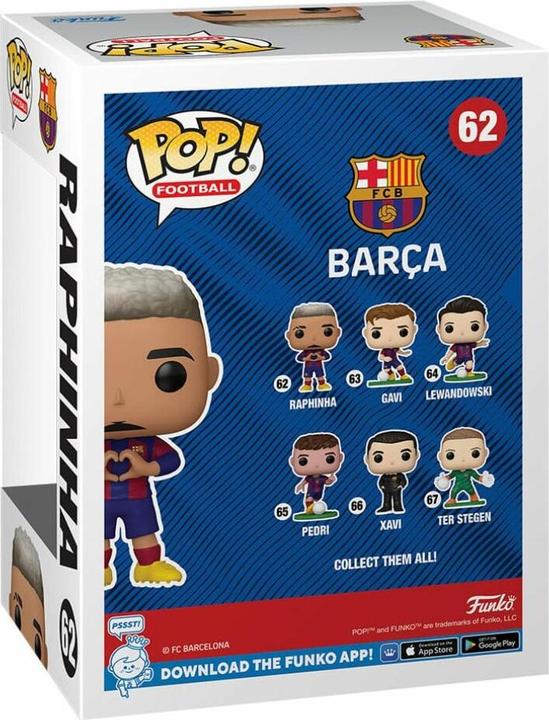 Produktbild Funko EFL POP! Football Vinyl Figur Barcelona - Raphinha 9 cm