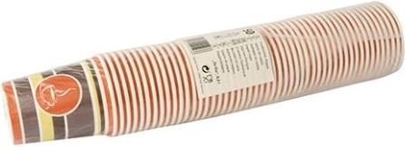 Actual product image Papstar Thermo Mug Disposable Tableware Coffee To Go Colour: natural/brown (50 x)