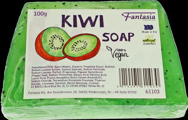 Actual product image KIWI Soap 10 x 6.7 cm 100 gr