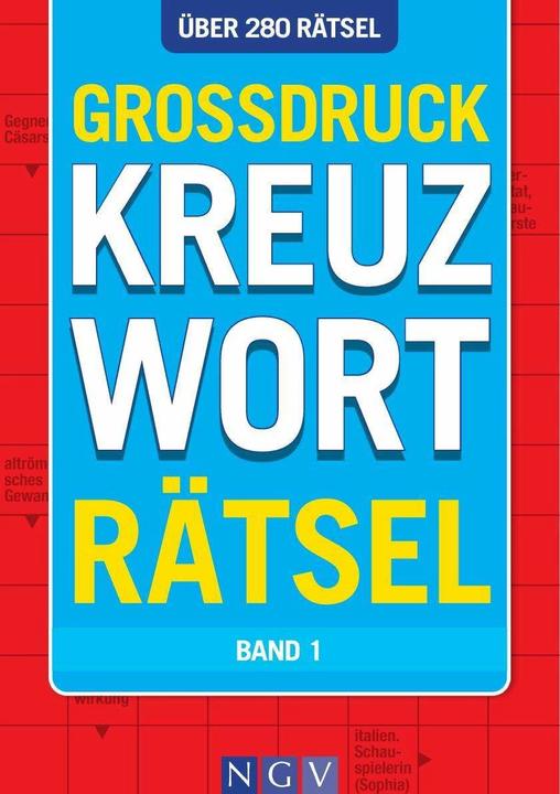 Produktbild Grossdruck Kreuzworträtsel - Band 1 (Deutsch, 2024)