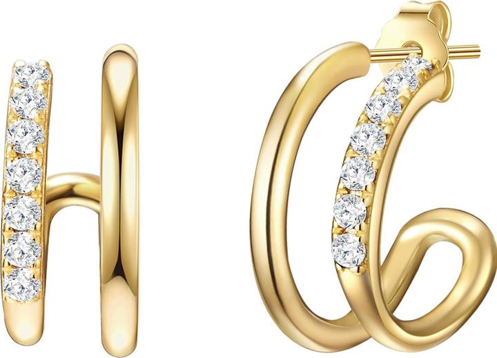 Immagine prodotto Glanzstücke München Donna Argento Cubic Zirconia Oro Giallo - 23646 (Argento)