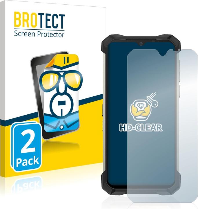 Produktbild BROTECT Schutzfolie Displayschutz Klar (2 Stück, Doogee S88 Plus)