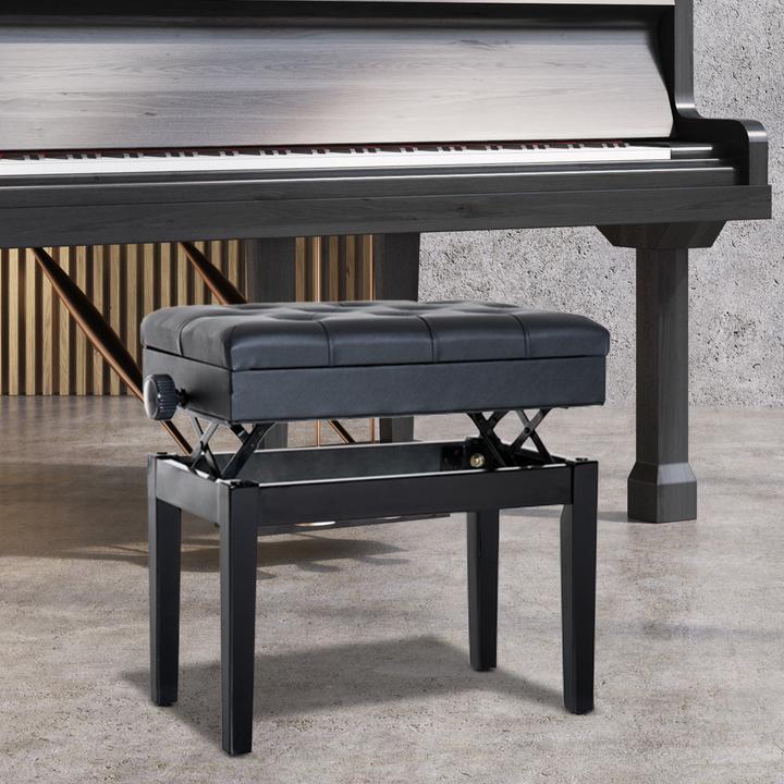 Image du produit Homcom Tabouret de piano réglable en hauteur (Chaise de musicien)