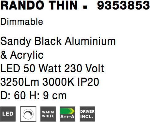 Image du produit Nova Luce Rando Thin (2864 lm)
