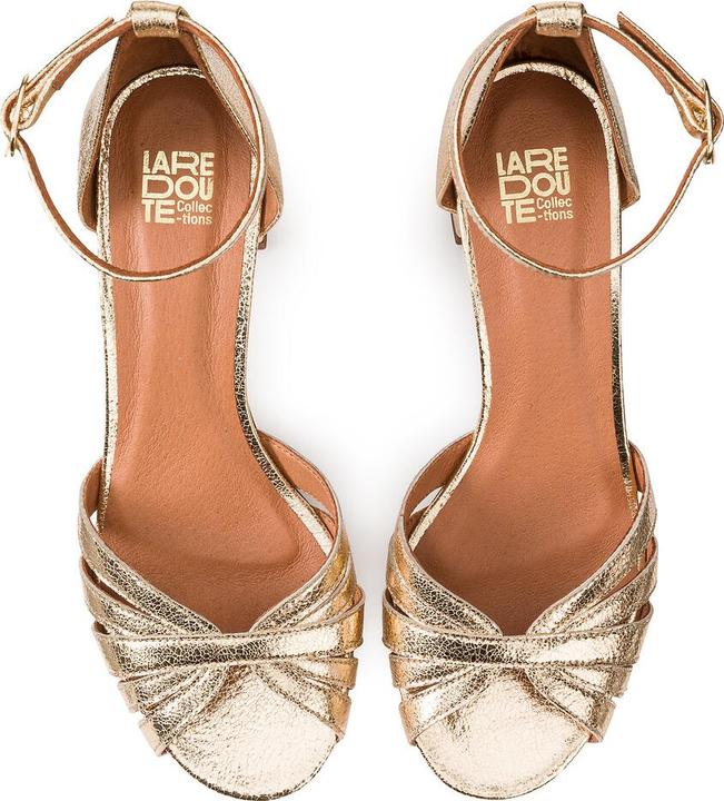 Actual product image La Redoute Collections Sandals with ankle strap (37)