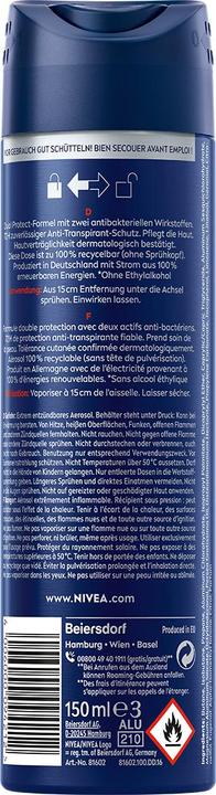 Actual product image NIVEA MEN Dry Impact Spray DUO (Spray, 300 ml)