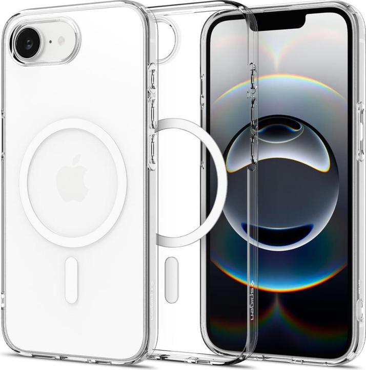Actual product image Spigen Liquid Crystal MagFit TPU Back Cover Durchsichtig Apple iPhone 16e (Apple iPhone 16e)