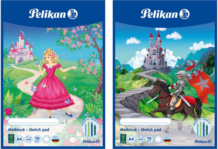 Produktbild Pelikan Malblöcke (A4, Blanko, Kein Einband)