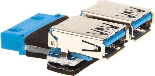 Image du produit InLine Adaptateur interne USB 3.0 vers externe USB 3.0 - carte électronique (USB-A, 5 cm)
