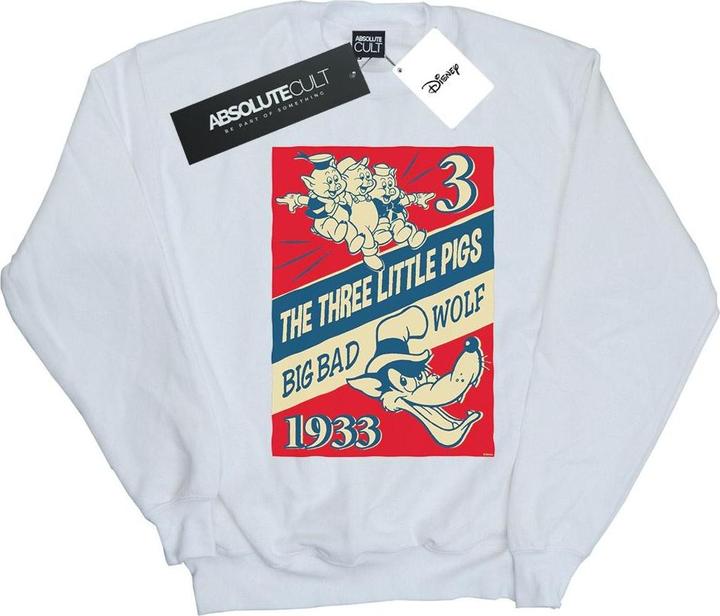 Disney Three Little Pigs And The Big Bad Wolf Sweatshirt Jungen