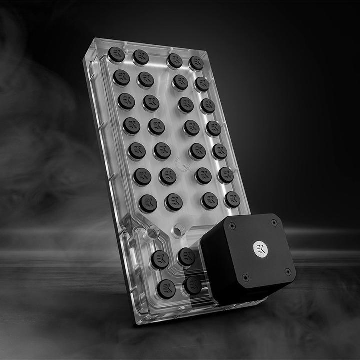 Produktbild EKWB EK-QuantumX Loophole Distroplate D5 PWM - schwarz