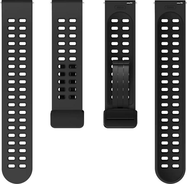 Actual product image Cbx Pure Silikon Uhrenarmband mit magnetischer Faltschliesse 22mm (22 mm, Silicone)